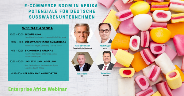 Webinar - Confectionery market & E-Commerce in Africa - Opportunities for German Companies
