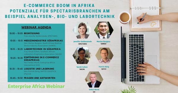 Webinar - Analytical, Bio- and Laboratory Technology as well as Medical Devices and E-Commerce in Africa
